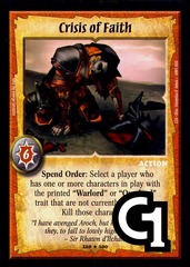 Crisis of Faith - Foil